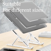 Computer Bracket Portable Laptop Stand ABS Notebook Ten-level Adjustable PC Pad Desktop Stand For Macbook Huawei Xiaomi Samsung