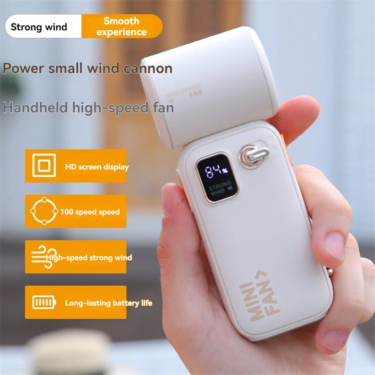 

【Самая низкая цена!】Портативный высокоскоростной вентилятор