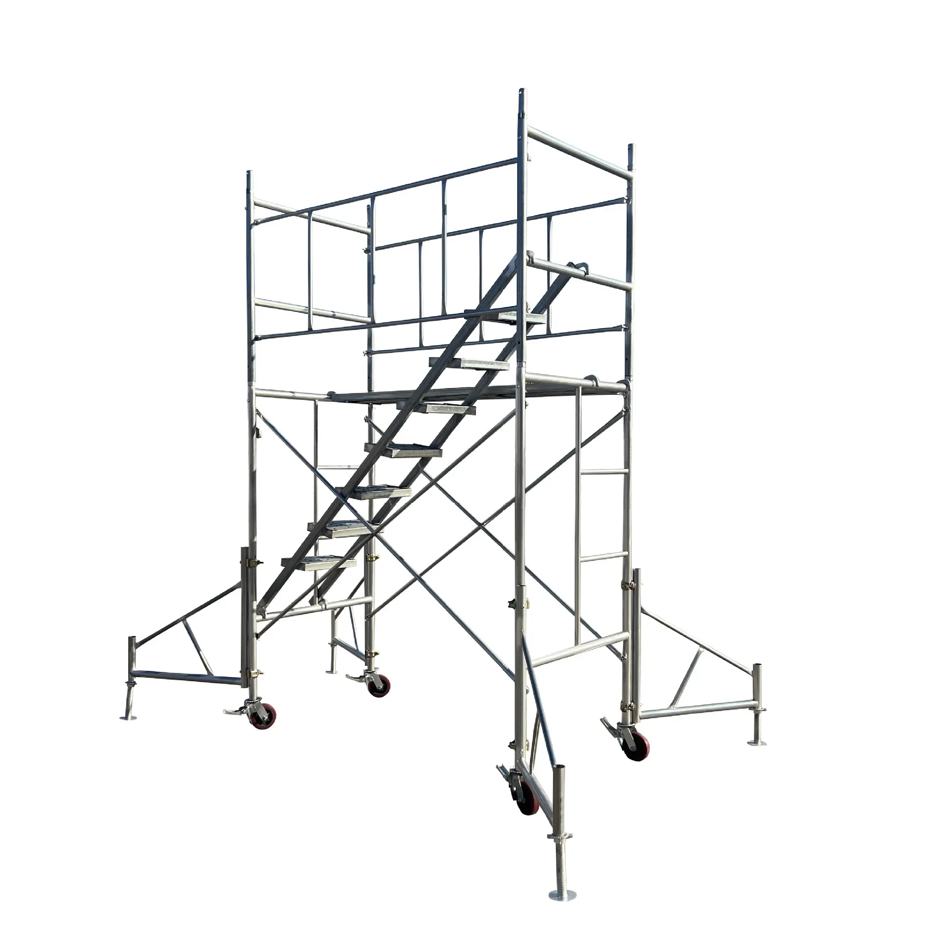 Frame Scaffold Construction Mobile Step Portal Scaffolding Heavy-duty Aluminum Ladder h Frame Scaffolding Mainland China