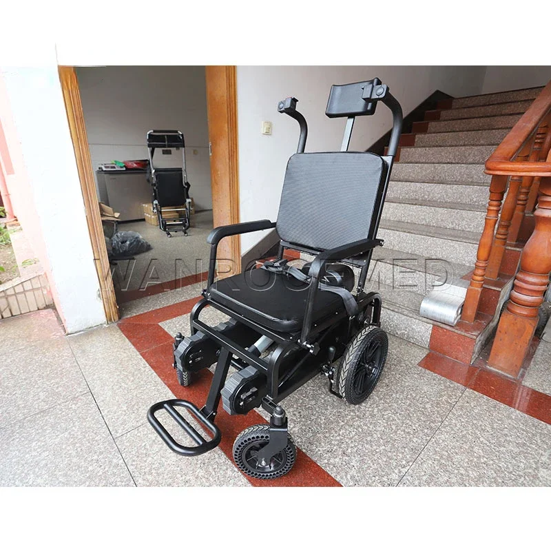 Power Electric Automatic Stair Transport Lift Climber Wheel Chair for Elderly
