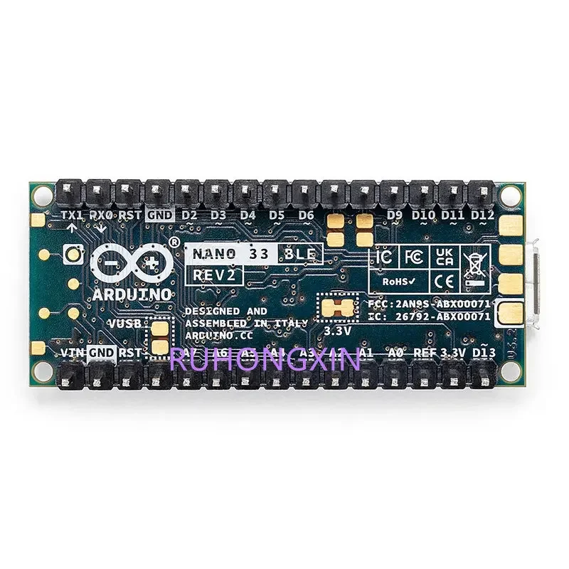 Arduino Nano 33 BLE Rev2 with headers ABX00072 nRF52840 Development Board Development Kit Original Import