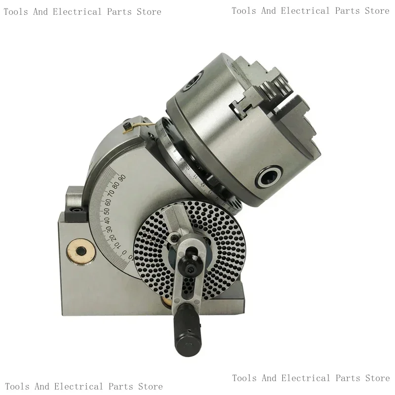 BS-0 Universal Precision Tailstock 100MM 3-Jaw Lathe Chuck Dividing Plates Milling Tail Stock
