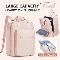 Women Travel Backpack Expandable Suitcase Cabin Bag Large Capacity Carry-Ons Backpack Leisure Bookbag Laptop Backpack School Bag