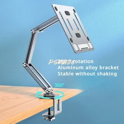360 ° Alloy Rotating Reading Multifunctional Laptop Projector with Added High Support Bracket for Books