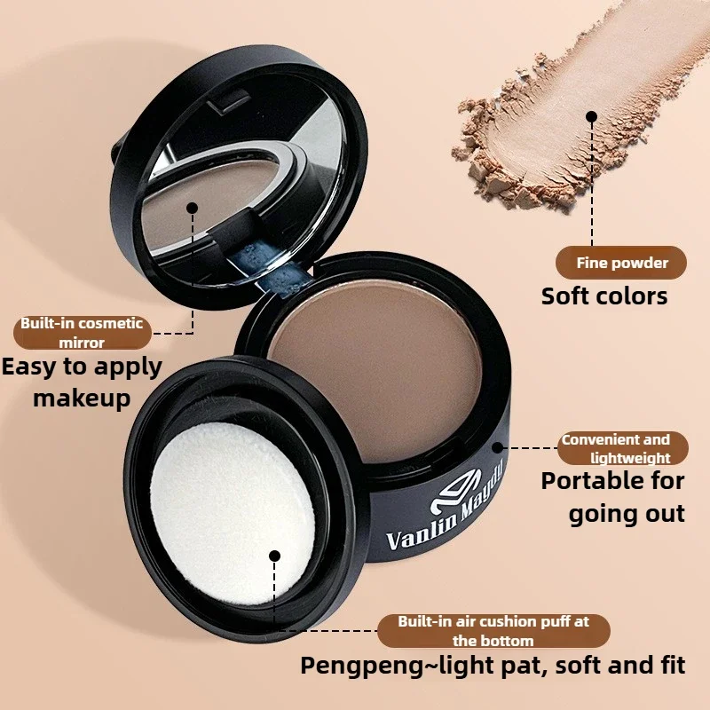 Long Lasting Hairline Filling Powder Waterproof Sweat Proof for Bald Spot Coverage and Natural Shadow All Day Wear Cosmetics