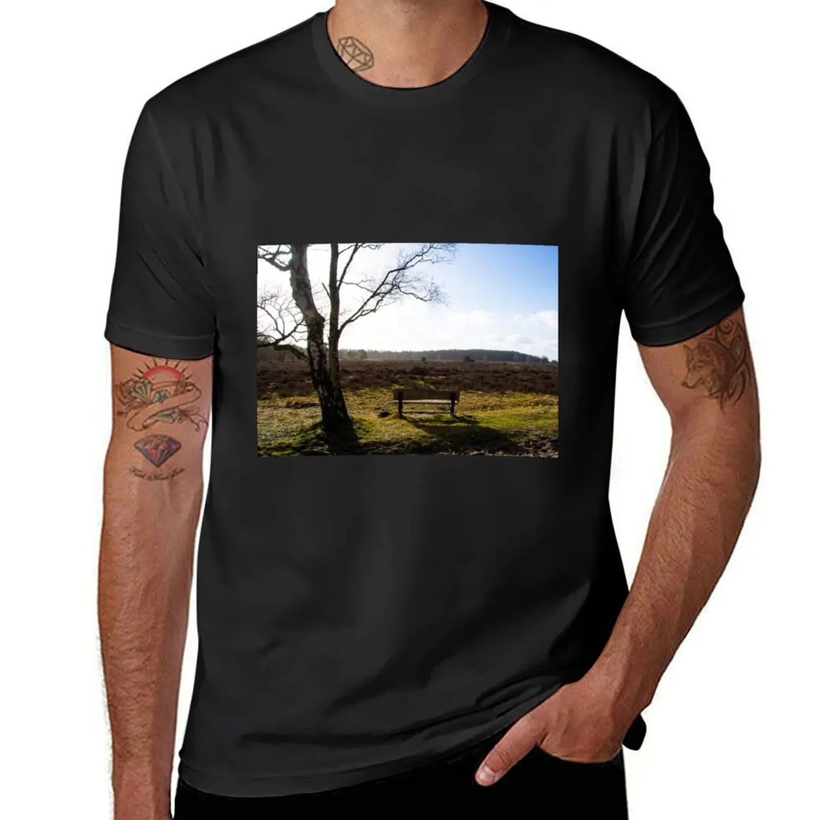 And still the sun shines and the trees grow T-Shirt customs design your own Short sleeve tee blacks men graphic t shirts