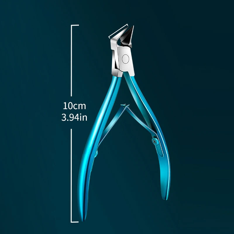 Ingrown Nail Clipper Manicure Tools Stainless Steel Toenail Clipper Straight Blade for Ingrown & Thick…