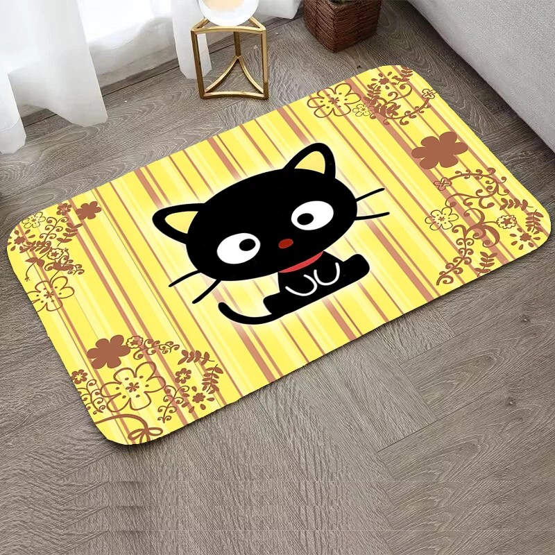 Chococat Entrance Doormat Kitchen and Home Items House Entrance Mat Rug for Bedroom Mats Children Room Mat Rugs Anime Carpet