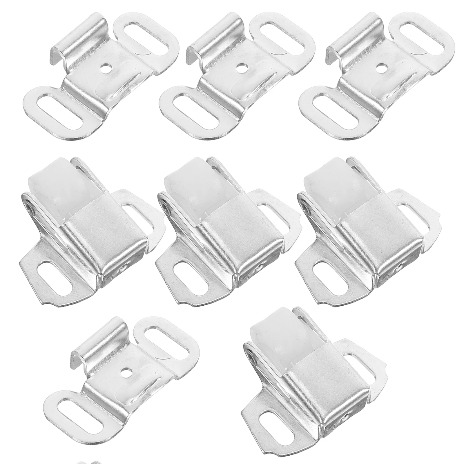

4 set Roller Catch Assembly for Door Cabinet Mailbox Spring Latch Replacement Closure Easy Mounting Closet Drawer
