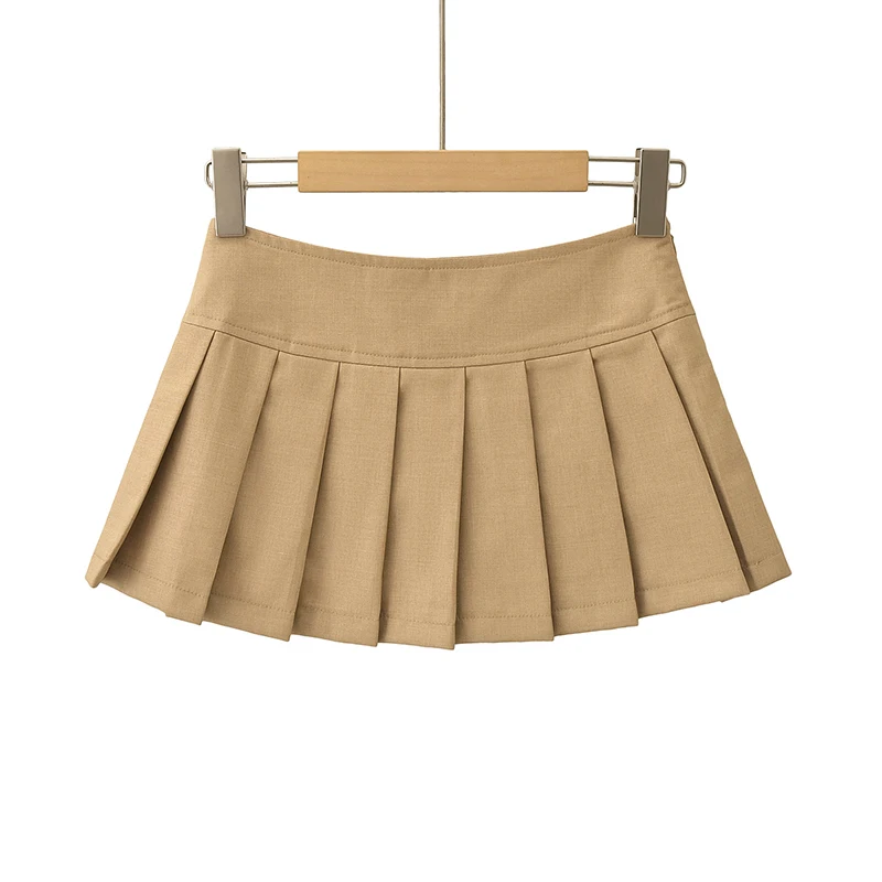 Mini skirts y2k clothes kawaii korean fashion skirts for women black mini skirt high waisted pleated skirt with shorts white