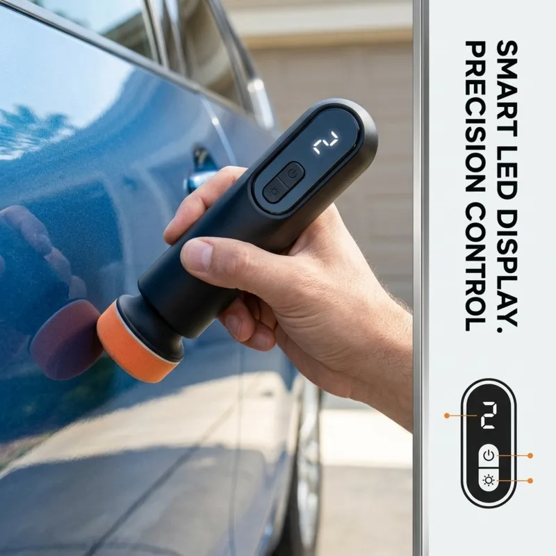 Car Scratch Repair Machine Portable Electric Auto Paint Scuff Remover Polisher Buffing Tool Handheld ABS for DIY Car Care