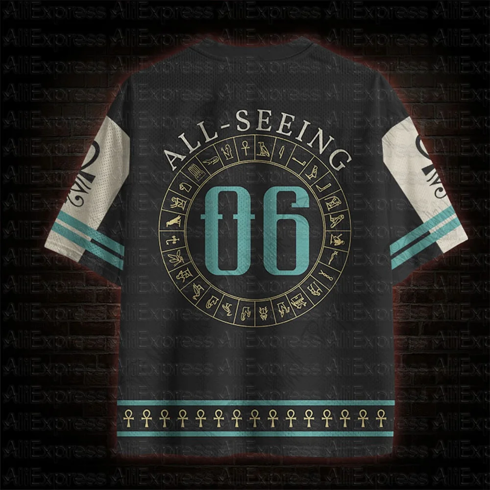 2026 New Movie Sports Fashion Adult and Children's Short Sleeve V-neck Street Eye Clothing Gothic Style Horror Fans Gift view 2