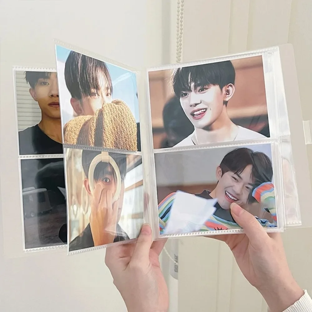 Transparent Photo Album 3/4/5/6/7 Inch Waterproof Kpop Photocard Holder Large Capacity Idol Star Card Collect Book Birthday Gift