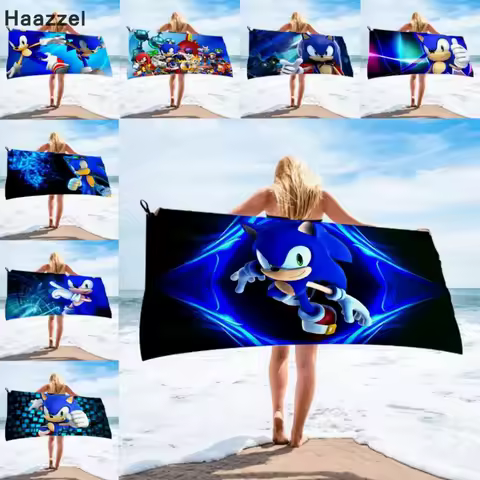 Sonic Microfiber Bath Towel beach towel female silk printed long skirt wrapped bikini covered sunscreen blanket