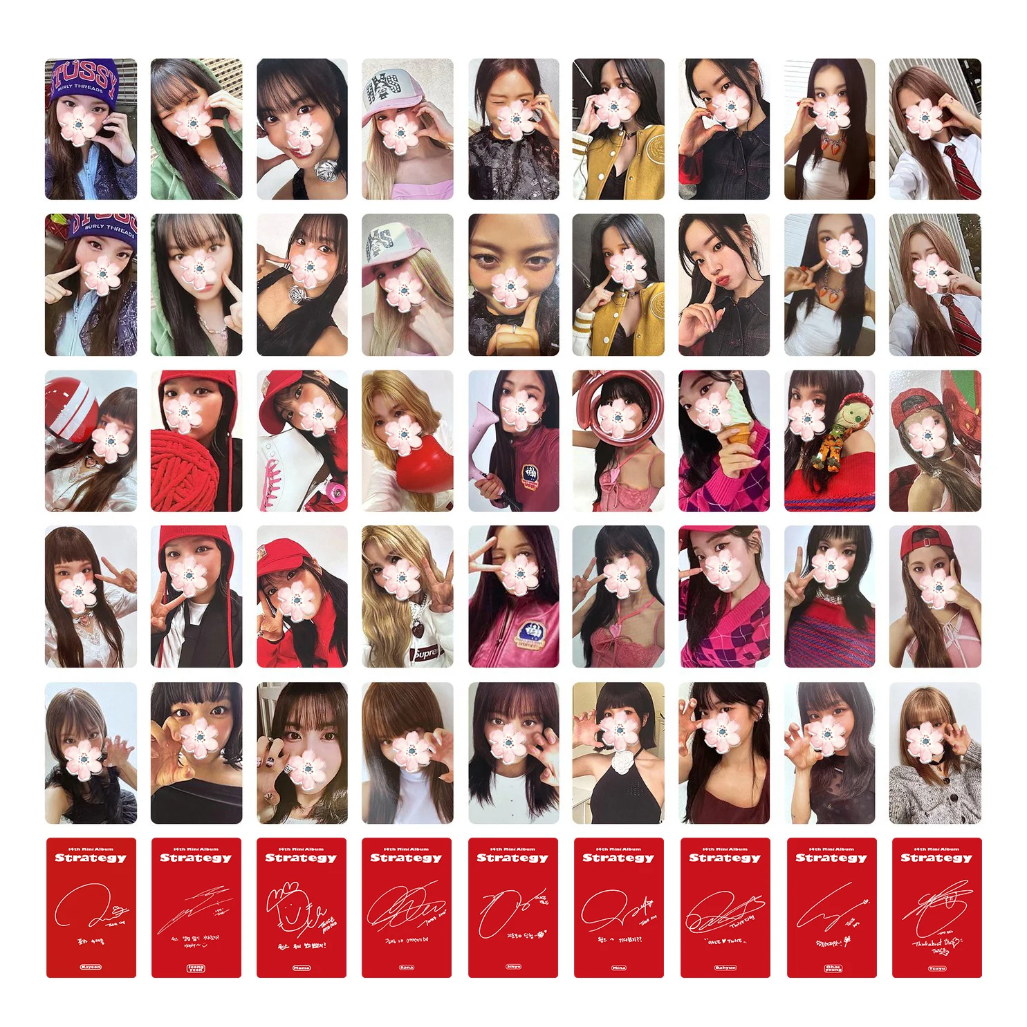 

Корейская девушка группа ablum ломо-карта Ace's 14-й мини-альбом "Страгия" Специальная карта