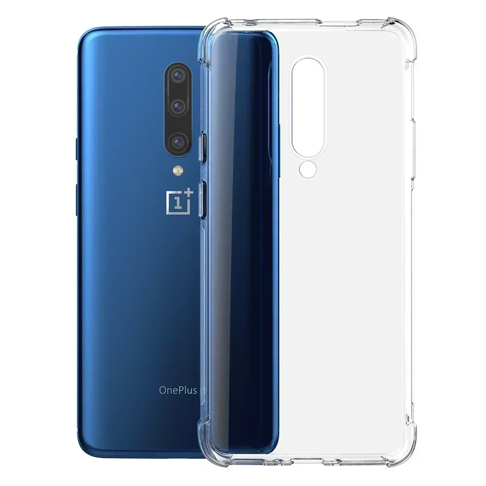 Прозрачный мягкий чехол из ТПУ для OnePlus 6 7 8 9 10 Pro 5G, противоударный противоударный чехол с полной задней крышкой OnePlus Nord CE 2 6T 7T 8T Pro ACE Shell