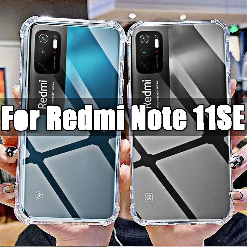 Custodia morbida in Silicone antiurto per Xiaomi Redmi Note 11SE trasparente per Redmi Note 11 SE 11se 6.5 \