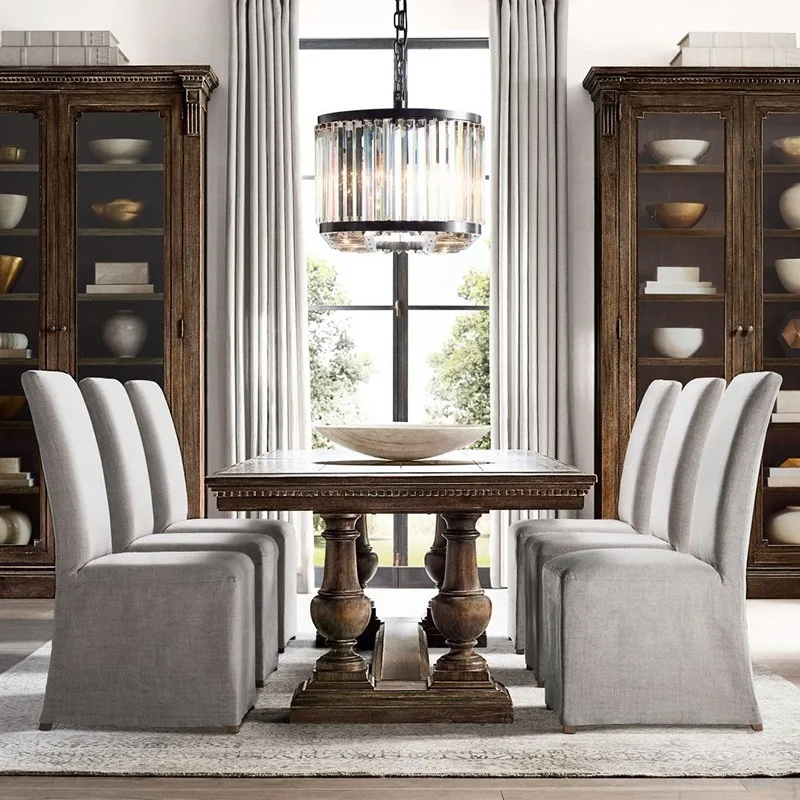 

Деревянные рейки Офисный высокий кухонный стол Стулья Кухонная мебель Предложение Остров Обеденный стол Набор Стол Esstisch Журнальные столики Столешница