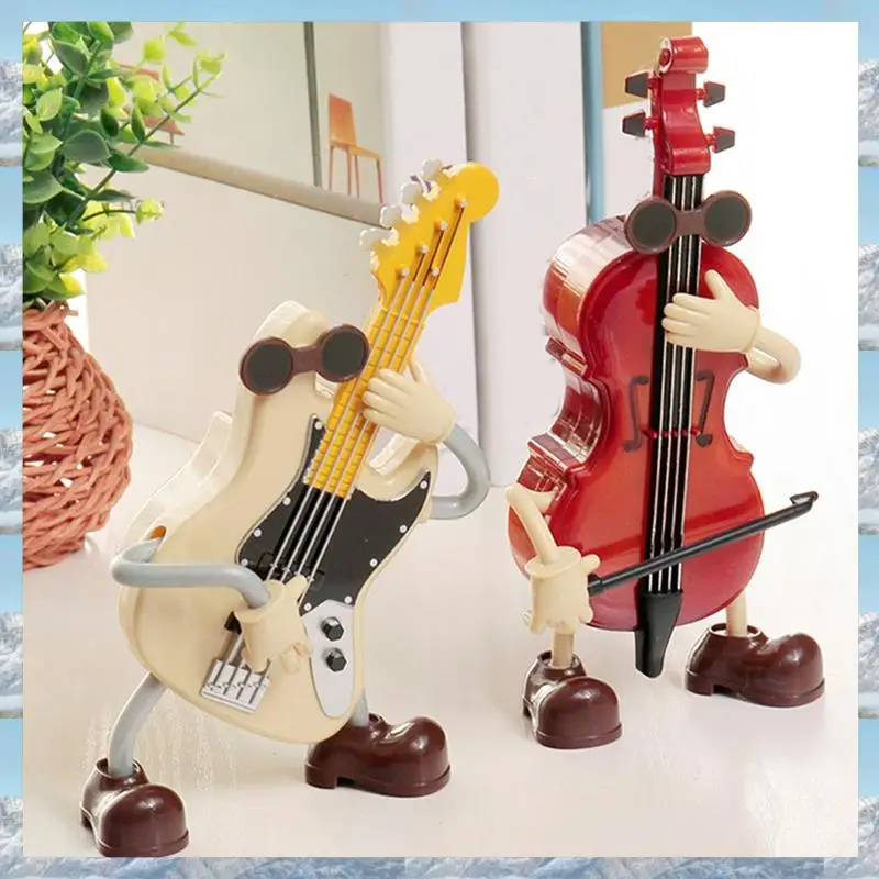 2025 Hot Style Music Boxes For Girls,Girls Jewelry Box,Music Boxes,Automatic Swing Guitar Violin Music Box,Desktop Decorative Or
