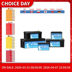 Nuovo 12V 24V 40Ah 100Ah 120Ah 180Ah 200Ah 300Ah batteria al litio ferro fosfato per carrello da Golf EV RV motore a traina a energia solare