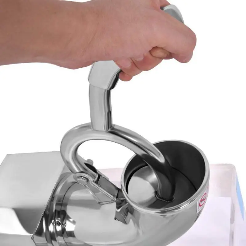 200W Stainless Steel Mini Ice Crusher Electric Ice Crusher & Household Razor Snow Cone Machine