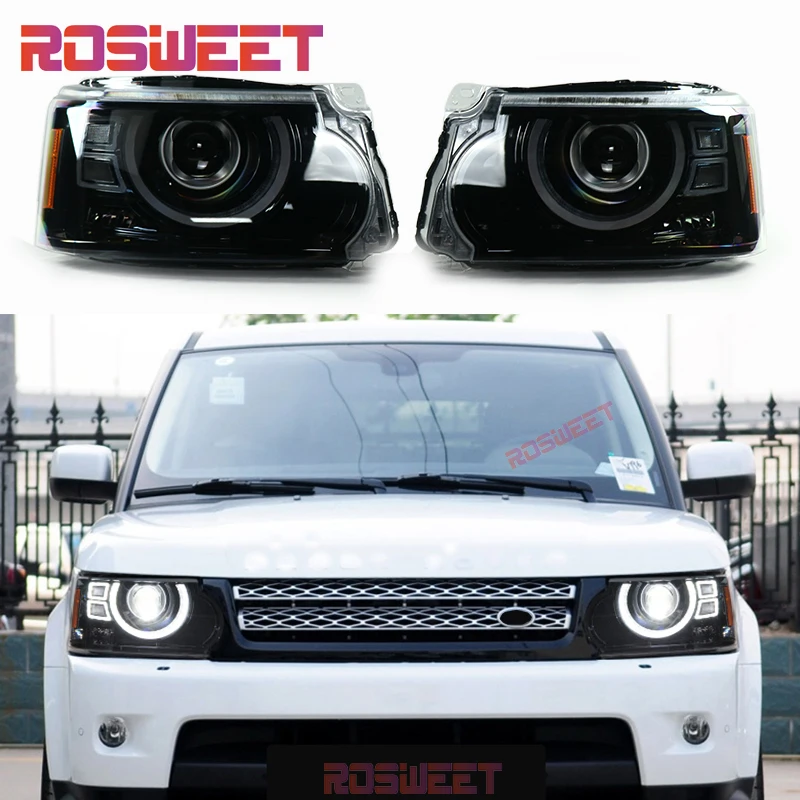 For Land Rover Range Rover Sport 2010-2013 L320 LED Headlight Upgrade LED  Headlights Automobile Parts LR023551 LR023552