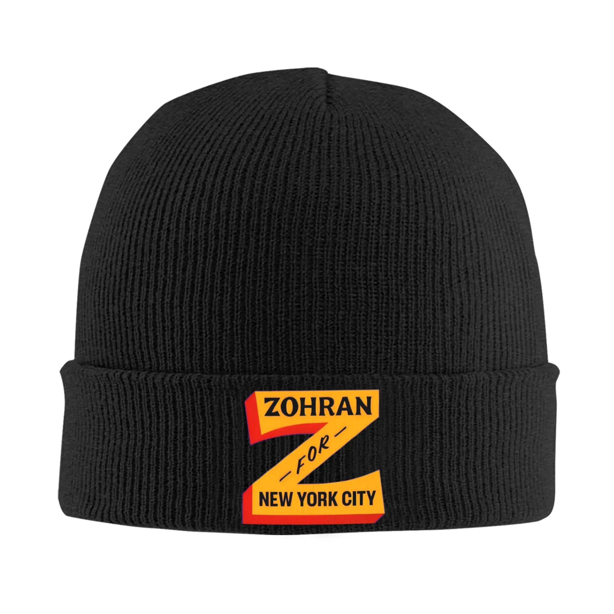 Zohran Mamdani  Merch Warm Winter Knit Cuff Beanie For Men Women Knitted Caps  Bonnet Hats
