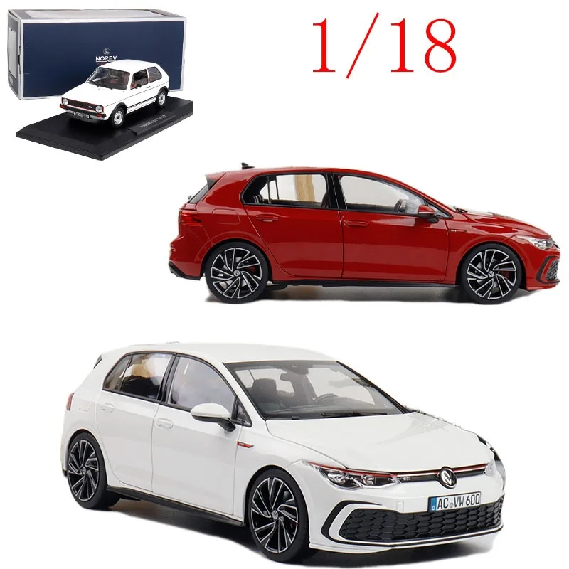

Литой под давлением масштаб 1/18 ‌ Заводская модель NOREV Volkswagen Golf GTI (Mk8) 2021, полностью открытая модель автомобиля из сплава, игрушки для мальчиков, подарок