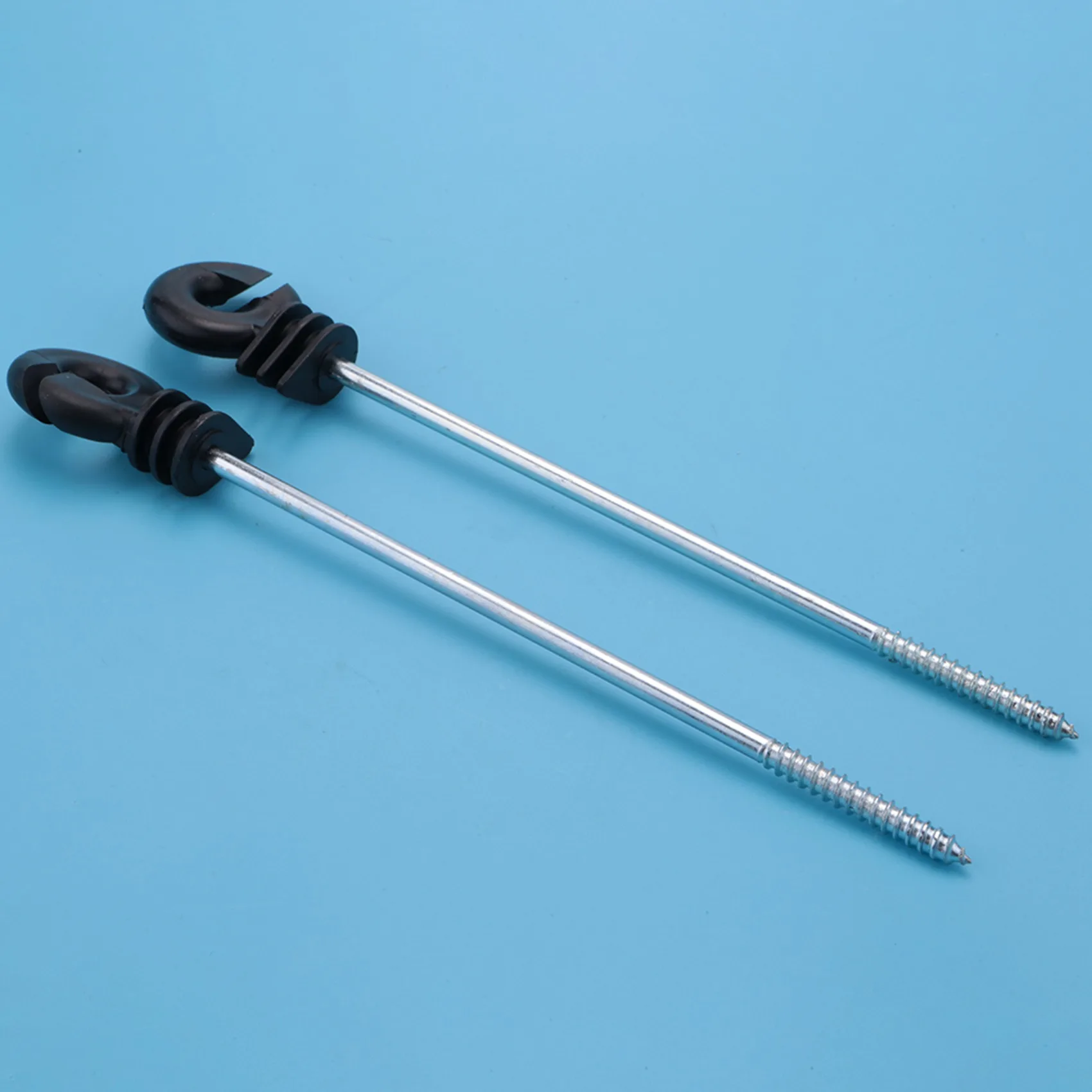 A84X-25 PCS Electric Fence Distance Insulators, Plastic Ring Insulators Long Distance Screw For Wooden Post