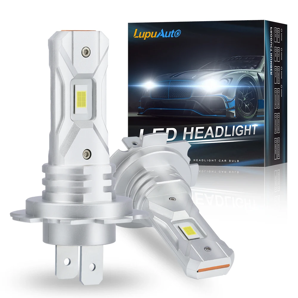 1pair/2x 12V Car LED H7 LED Headlight Bulb Mini Wireless 20000LM 6500K CSP for Auto Waterproof LED H7 Headlamp