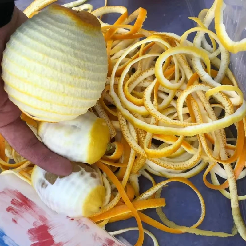 Fully Automatic Small Electric Vegetable Peeler Desktop Fruit Peeler Orange And Lemon Peeler