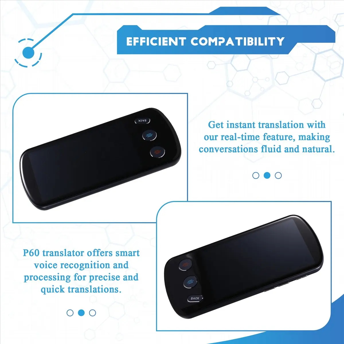 

（Gift Idea）P60 Portable Audio Translator 138 Language Translating Offline in Real Time Smart AI Voice Photo Translating Device