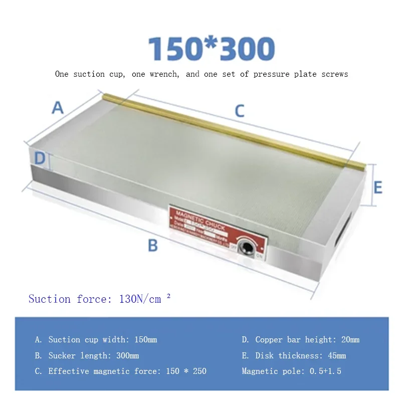 

Mandrino Magnetico permanente перementerigliatrice di Fisk Disco Abrasivo 70- 150*300 мм, аппликация alleabile