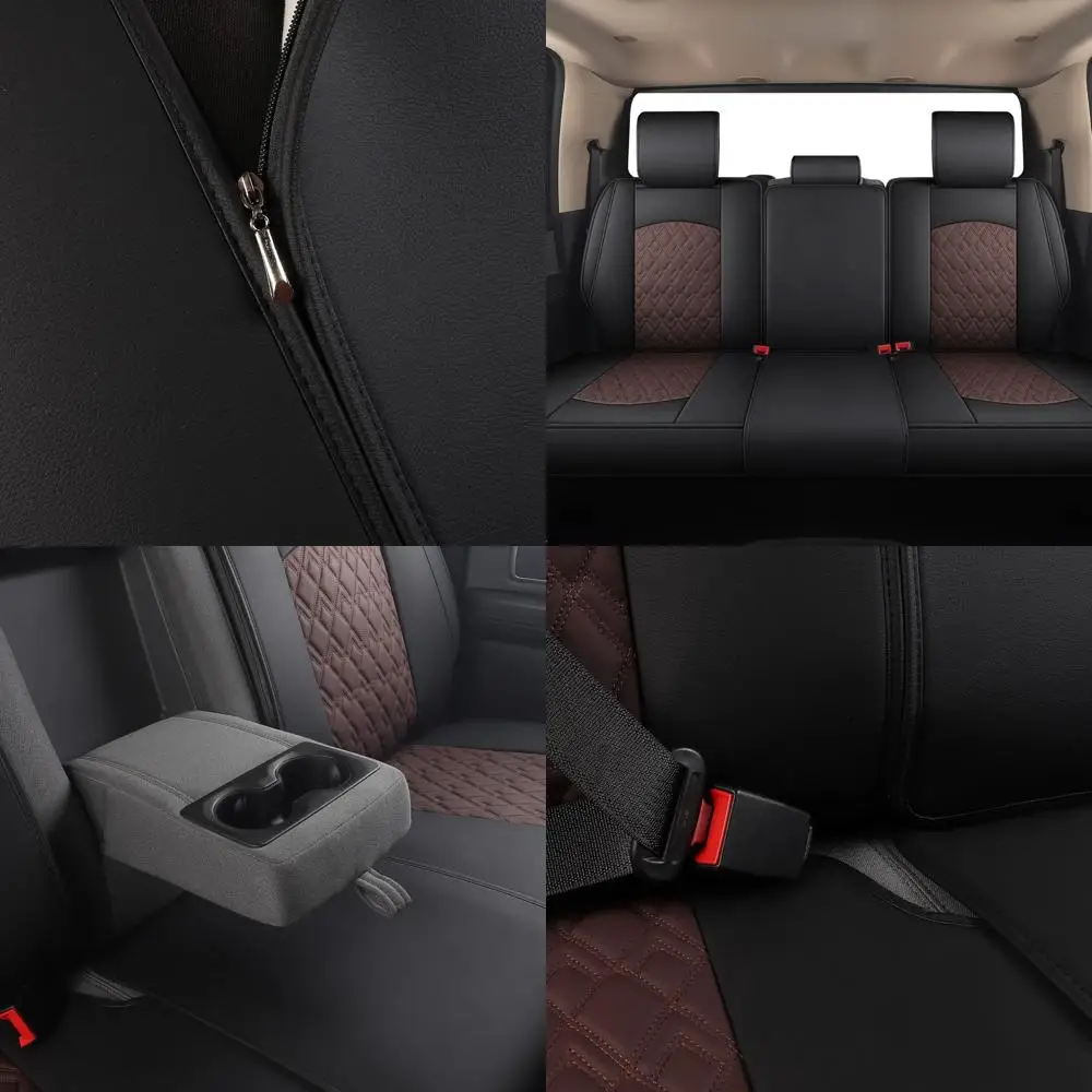 

Car Seat Covers for Dodge Ram,Fit Ram 2009-2025 1500/2500/3500 Pick-up Truck,Crew,Regular,Quad,Mega Cab,Waterproof Leather Autom