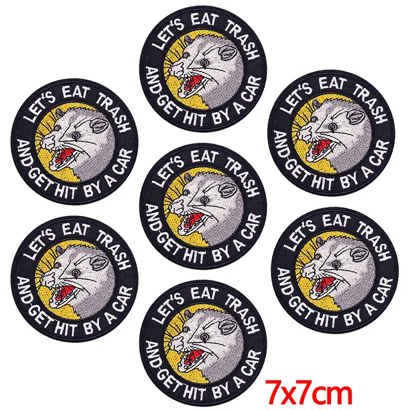 10 pcs/lot Wholesale Cartoon Mole Patch Iron On Patches For Clothing Thermoadhesive Patches On Clothes Animal Embroidery Patch
