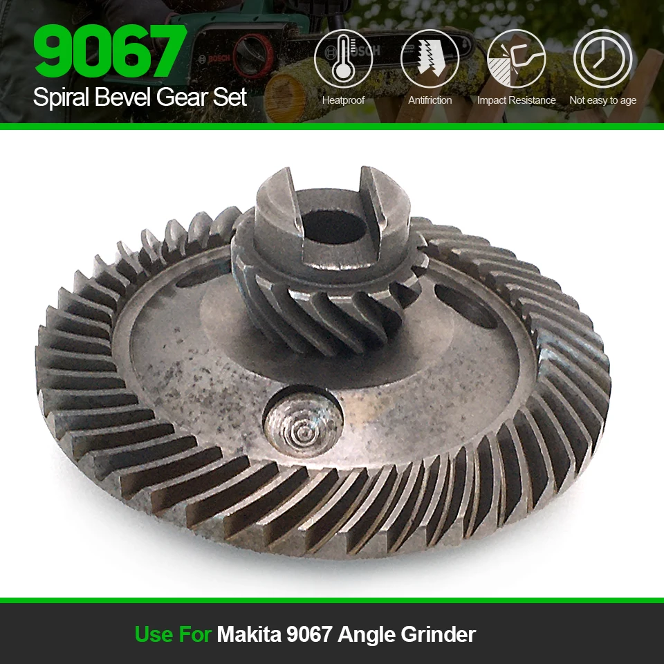 

Replace For Makita 9067 Spiral Bevel Gear Angle Grinder High Strength And Hardness Spare Parts Power Tools Accessories Good Fast