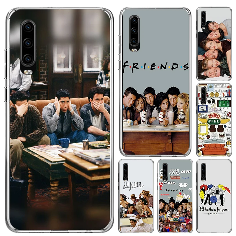 Friends Tv Show Funny Family Phone Case for Huawei P40 P30 P20 P10 Pro Mate 20 10 Lite P Smart Z Y5 Y6 Y7 Y9S Soft Funda Print S