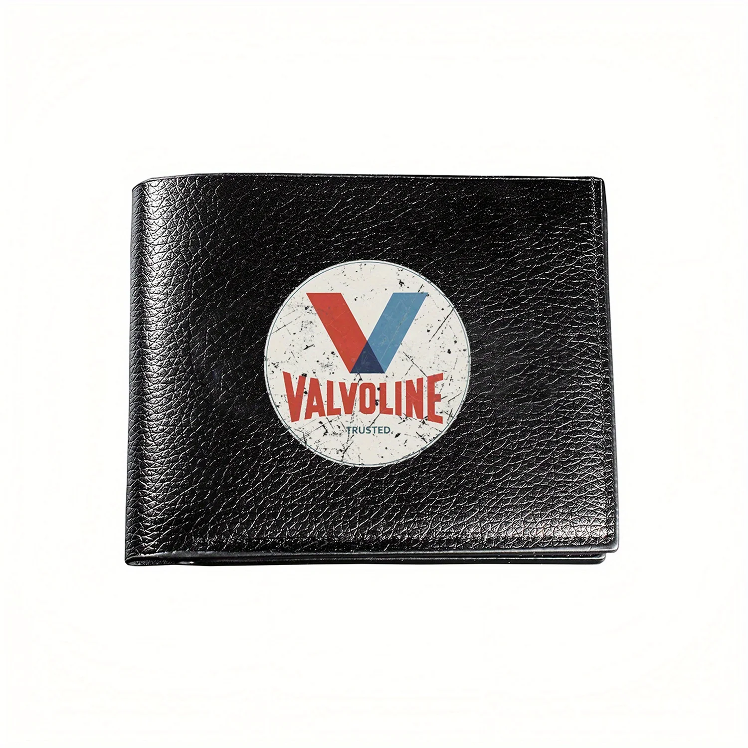 Valvoline Vintage Logo Trusted Brand Motor Oil Graphic Design Business Mens Casual Elegant Simple Practical Quality Wallet Styli