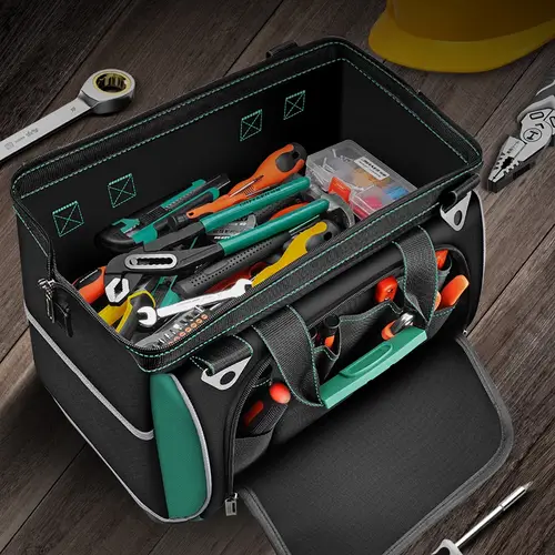 Tool Handbag Multifunctional Portable Toolkit Durable and Durable Electrical Special Canvas Thickened Maintenance Storage Bag - Image 3