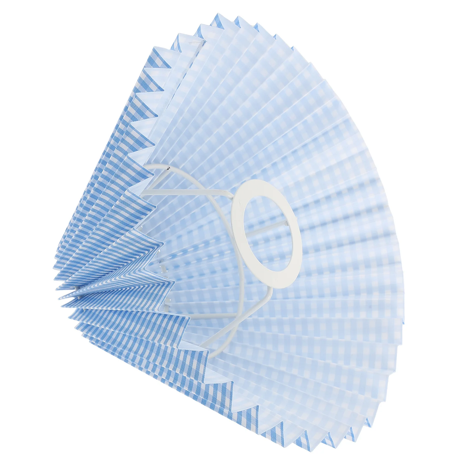 1 шт., плиссированный абажур из синей сетки для настольного настольного светильника, прочный современный домашний декоративный чехол, аксессуар, освещение