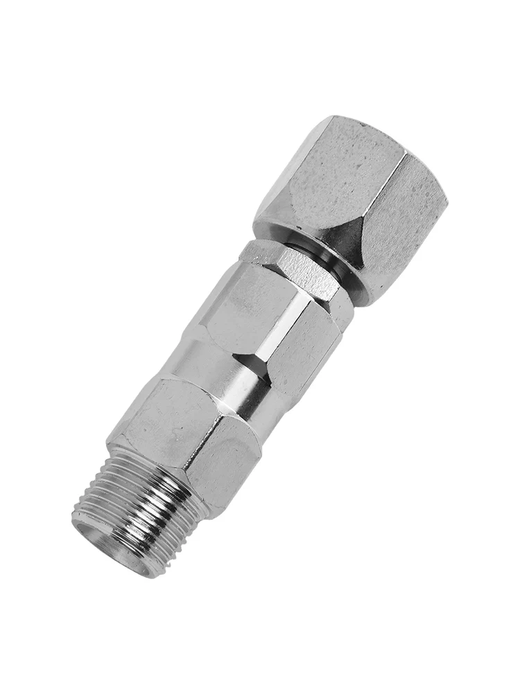 High Pressure Hose Swivel Joint Connector For Painting Projects Easy Connection Fatigue-reducing Design Metal Construction