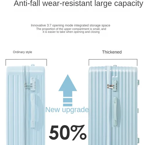 2024 학생 여행 가방, 두꺼운 트롤리 케이스, 대용량 여행 가방, 가족 장거리 여행 트렁크, 28 인치, 30 인치 