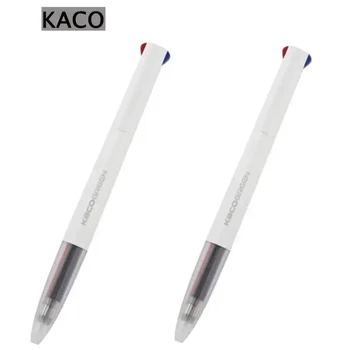 Kaco 4 In 1 Gel Pennen Multicolor Pers Balpen 0.5Mm Fijne Tip Vlekvrij Snel-Droog Ideaal Voor Notitie Schrijven Journaling