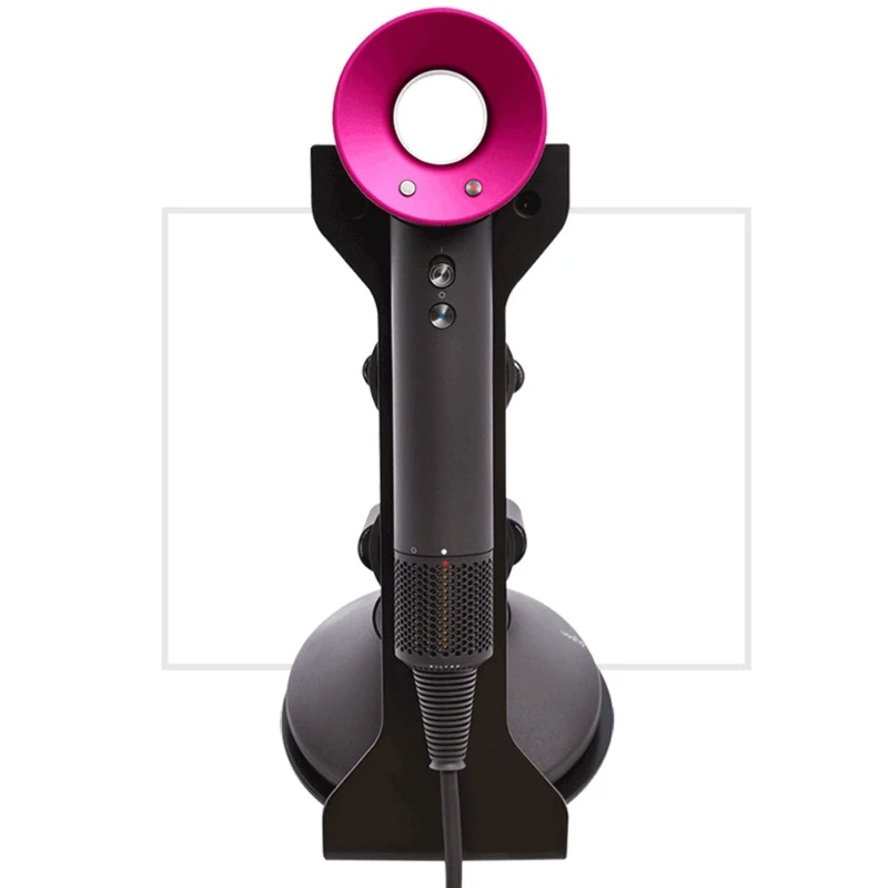 

Simple vertical hair dryer storage rack at home, no punching