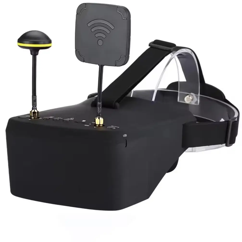 

5.8G 40CH FPV Goggles 5inch HD LCD 16:9 Display Ratio with DVR Headset Dual Antenna Receiver VR Glasses LS-800D For RC FPV Drone