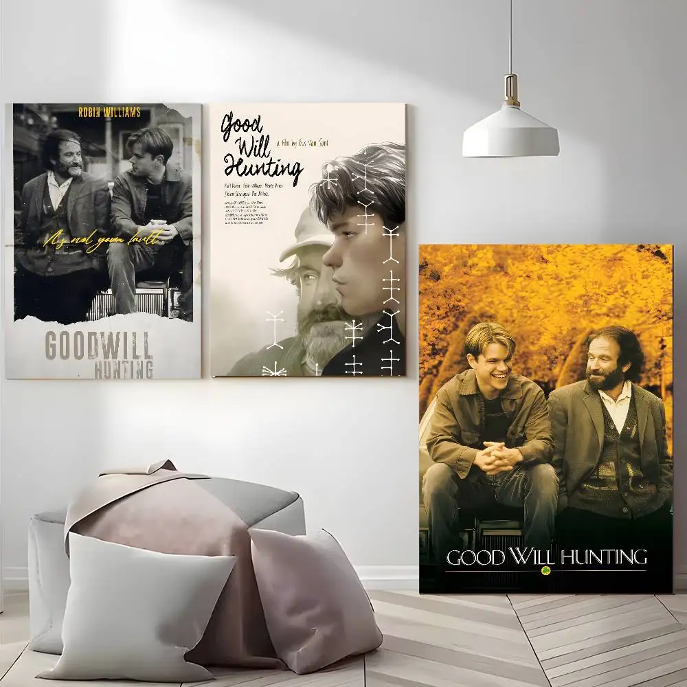 ملصق فيلم Sticky Good Will Hunting ملصقات ذاتية اللصق مناسبة لأي سطح جدار مقاوم للماء والرطوبة