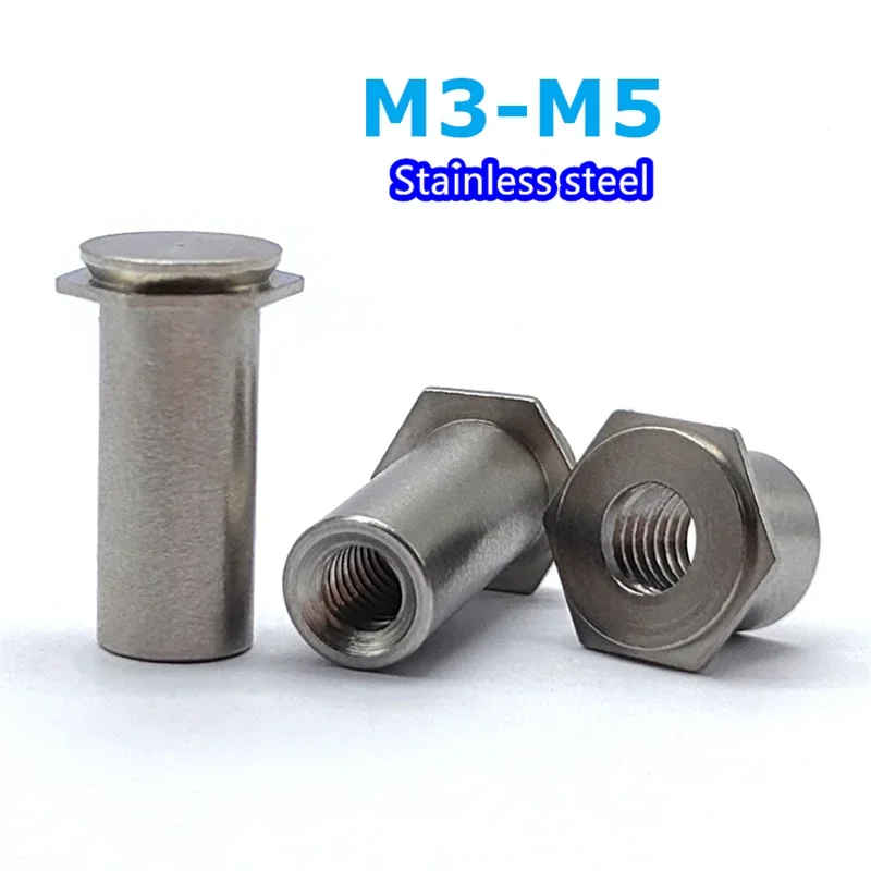 Stainless Steel Through Hole Pressure Rivet Studs Blind Rivet Nut Countersunk Studs Css/csos