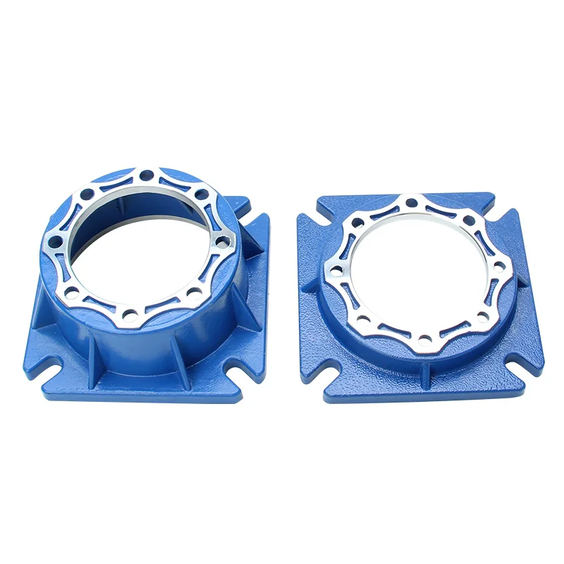 RV verloopstuk uitgangsflens NMRV wormwiel verloopstuk zijverbinding flens verloopstuk accessoires Voor RV30 RV40 RV63 RV75 RV90 RV110