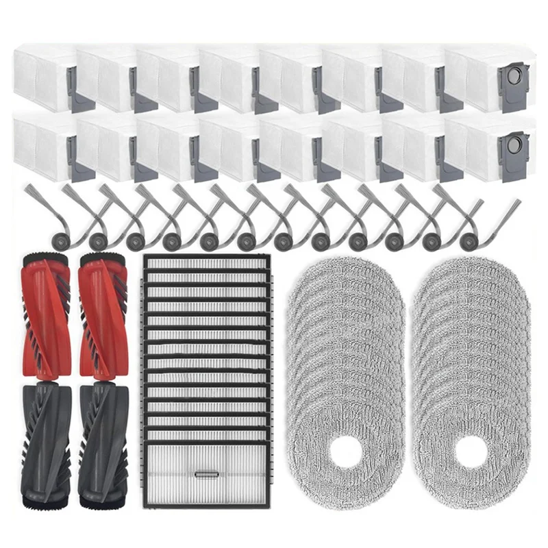 AT05-For Roborock Qrevo Curvx /Qrevo Edget For Roborock Robot Vacuum Cleaner Sweeper Replacement Parts