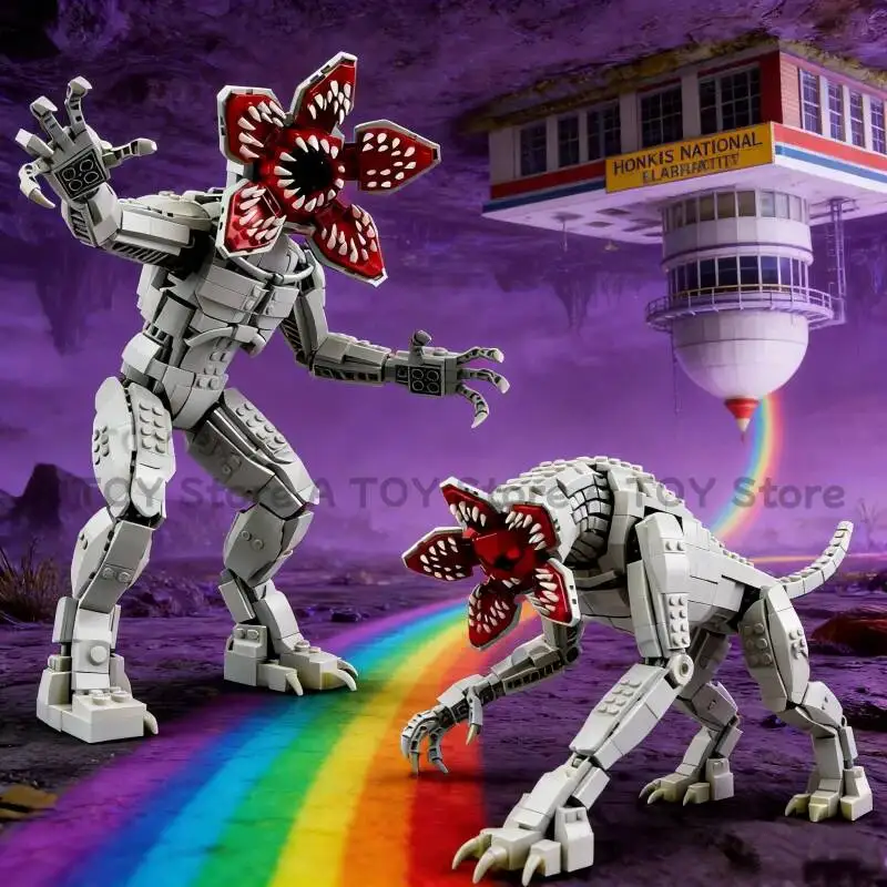 

NEW Demogorgon Vecna Model Buliding Blocks Set Carnivorous Plant Giant Devil Action Figure Toy For Kids Bricks Construction Toys